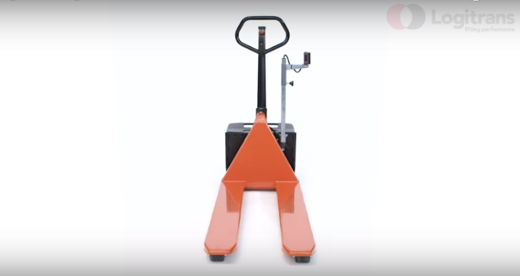 带有智能限位控制器的半电动升降搬运车